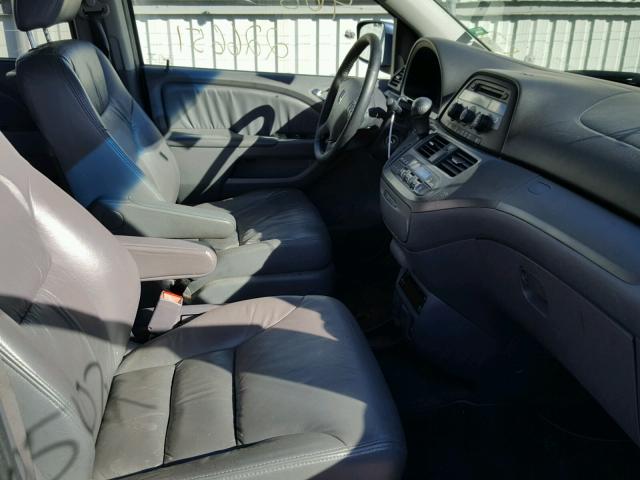 5FNRL38787B003497 - 2007 HONDA ODYSSEY BLUE photo 5