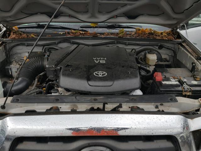 5TEUU42N96Z182795 - 2006 TOYOTA TACOMA ACC SILVER photo 7