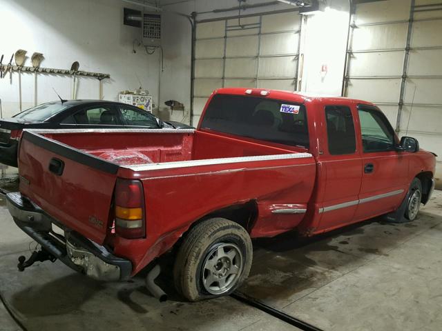 2GTEC19T311211120 - 2001 GMC NEW SIERRA RED photo 4