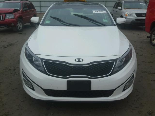 5XXGN4A76FG453100 - 2015 KIA OPTIMA EX WHITE photo 9