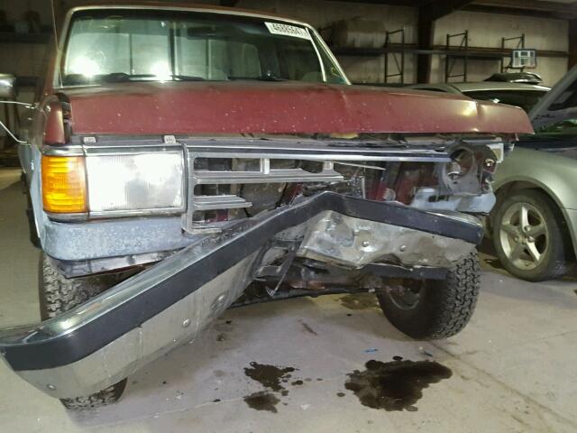 1FTDF15N3JNB28912 - 1988 FORD F150 ორფეროვანი ფოტო 9