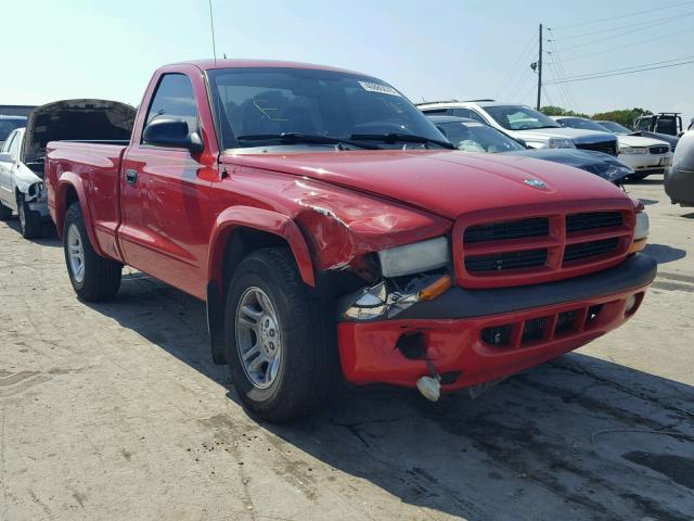 1D7FL36N83S190179 - 2003 DODGE DAKOTA SPO RED photo 1