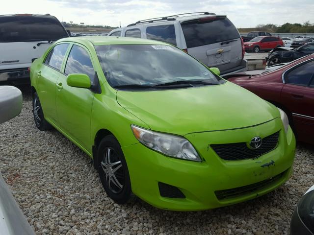 1NXBU4EE8AZ187504 - 2010 TOYOTA COROLLA BA GREEN photo 1