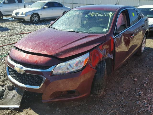 1G11C5SL7FF183525 - 2015 CHEVROLET MALIBU 1LT MAROON photo 2