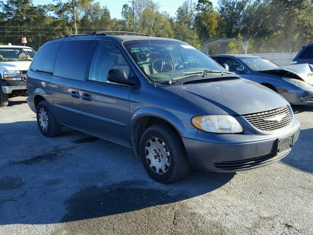 2C8GP44302R660472 - 2002 CHRYSLER TOWN & COU GRAY photo 1