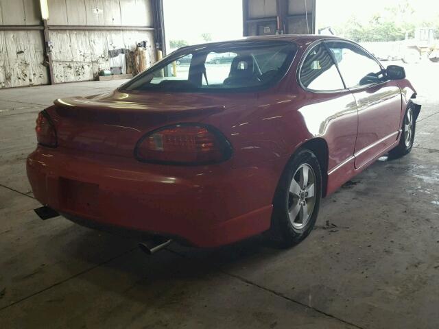 1G2WP1213VF325395 - 1997 PONTIAC GRAND PRIX RED photo 4