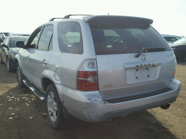 2HNYD18895H501652 - 2005 ACURA MDX TOURIN SILVER photo 3