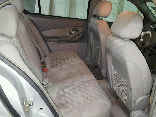 1G1ZT52845F299410 - 2005 CHEVROLET MALIBU LS ნაცრისფერი ფოტო 6