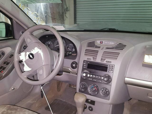 1G1ZT52845F299410 - 2005 CHEVROLET MALIBU LS ნაცრისფერი ფოტო 9