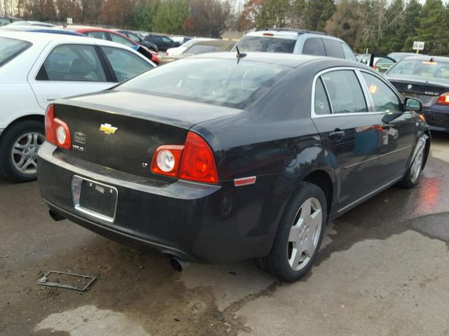 1G1ZJ577184296597 - 2008 CHEVROLET MALIBU 2LT BLACK photo 4