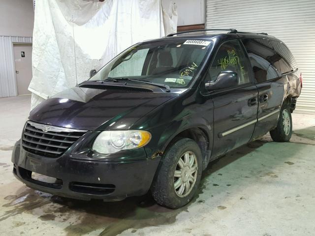 2A4GP54L86R740450 - 2006 CHRYSLER TOWN & COU BLACK photo 2