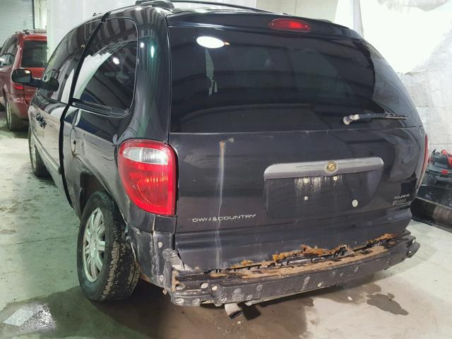 2A4GP54L86R740450 - 2006 CHRYSLER TOWN & COU BLACK photo 3