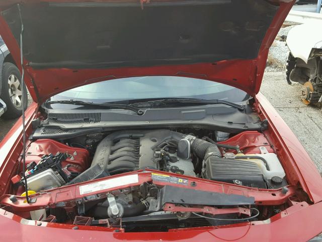 2B3KA43G46H435471 - 2006 DODGE CHARGER SE RED photo 7