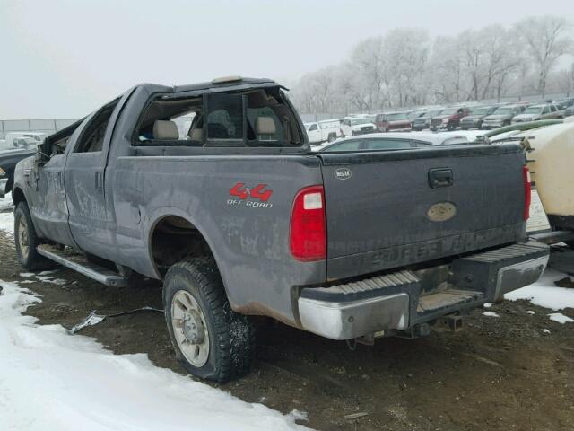 1FTSW21R89EA72158 - 2009 FORD F250 SUPER GRAY photo 3