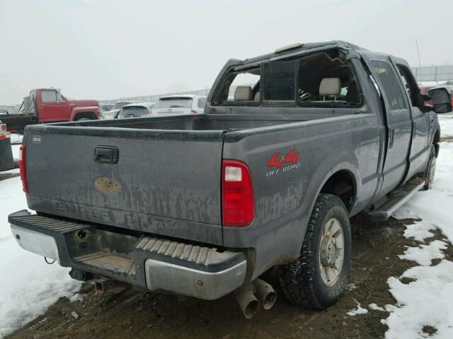 1FTSW21R89EA72158 - 2009 FORD F250 SUPER GRAY photo 4