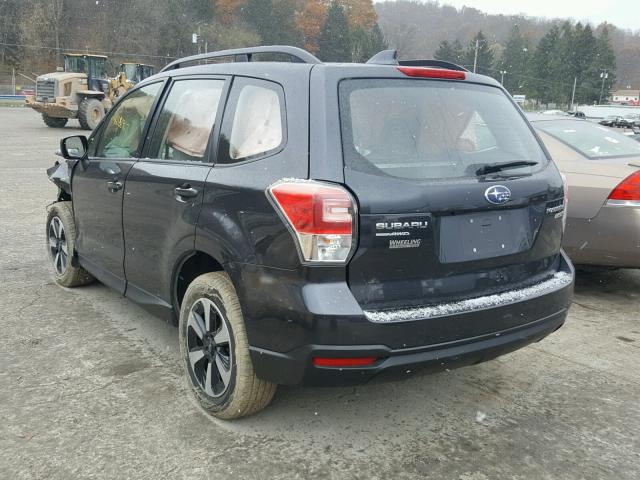 JF2SJABC6HH453993 - 2017 SUBARU FORESTER 2 BLACK photo 3
