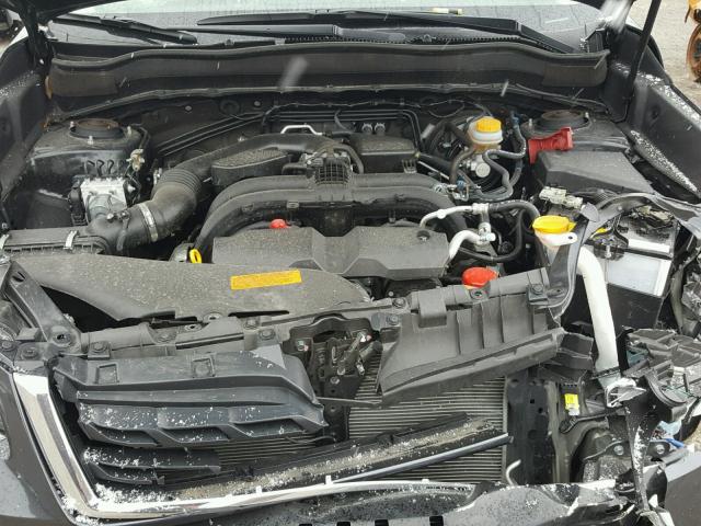 JF2SJABC6HH453993 - 2017 SUBARU FORESTER 2 BLACK photo 7