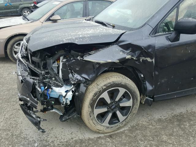 JF2SJABC6HH453993 - 2017 SUBARU FORESTER 2 BLACK photo 9