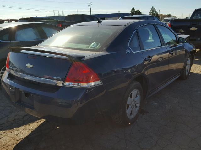 2G1WT57KX91151718 - 2009 CHEVROLET IMPALA 1LT BLUE photo 4