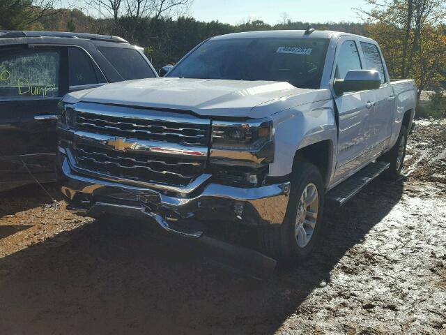 3GCUKSEC2HG187033 - 2017 CHEVROLET SILVERADO WHITE photo 2