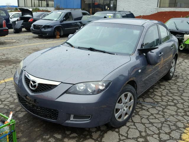 JM1BK32F491189359 - 2009 MAZDA 3 I GRAY photo 2