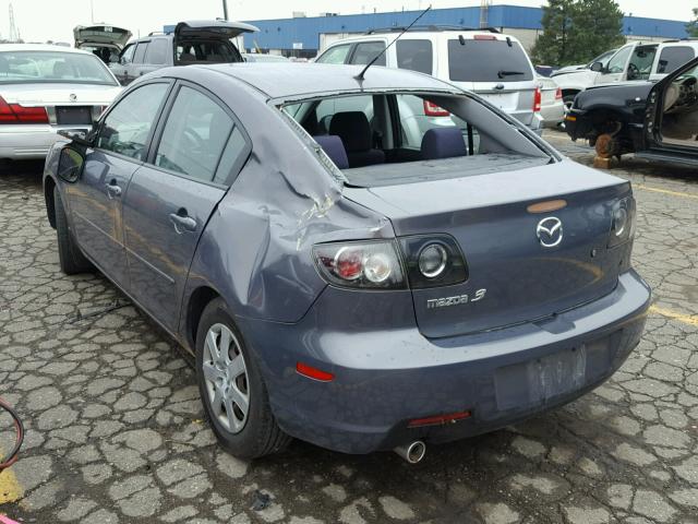 JM1BK32F491189359 - 2009 MAZDA 3 I GRAY photo 3