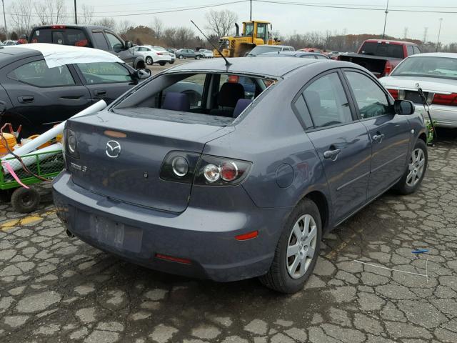 JM1BK32F491189359 - 2009 MAZDA 3 I GRAY photo 4
