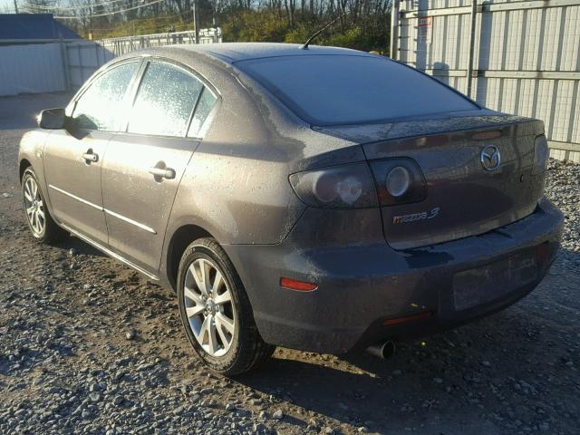 JM1BK12F571743817 - 2007 MAZDA 3 I GRAY photo 3