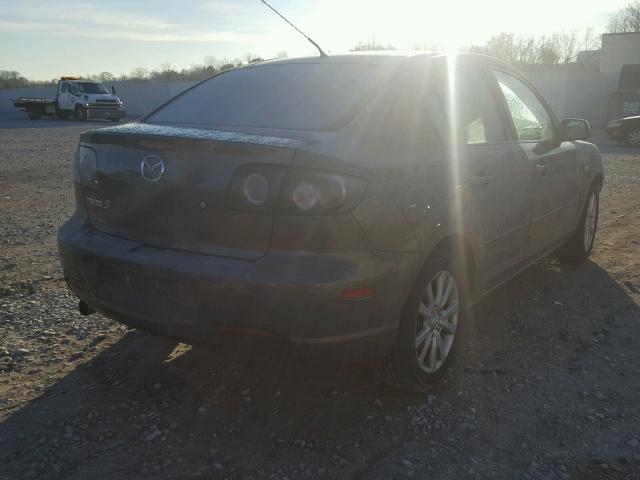 JM1BK12F571743817 - 2007 MAZDA 3 I GRAY photo 4