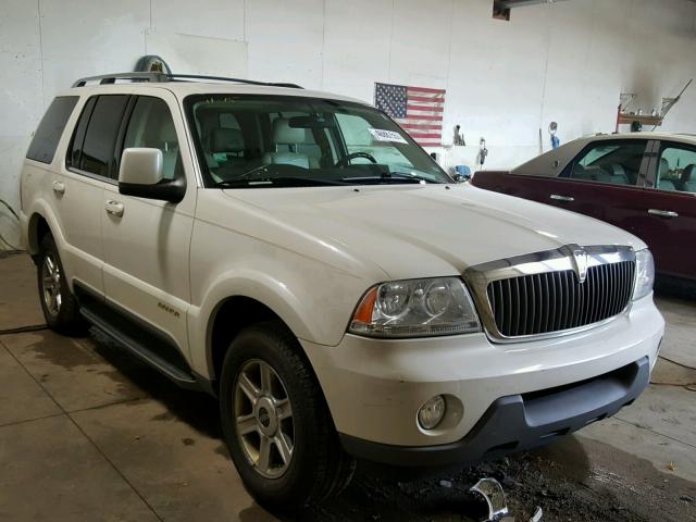 5LMEU68H93ZJ40970 - 2003 LINCOLN AVIATOR WHITE photo 1