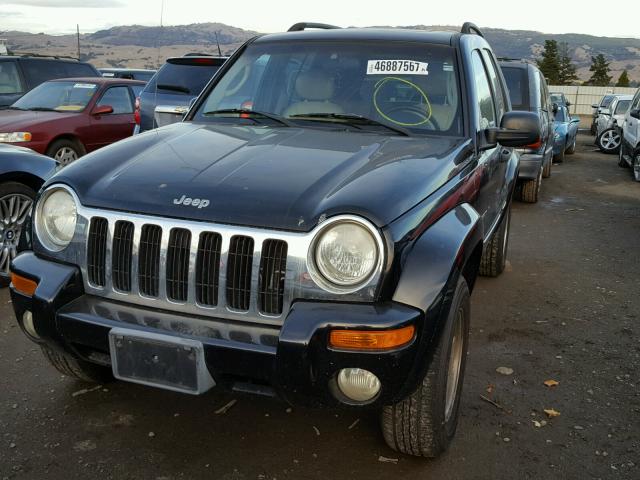 1J4GL58K32W355070 - 2002 JEEP LIBERTY BLACK photo 2