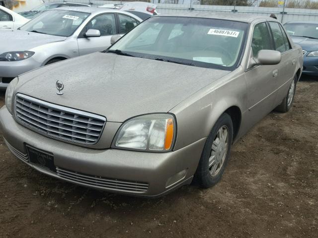 1G6KD54Y54U183195 - 2004 CADILLAC DEVILLE GOLD photo 2