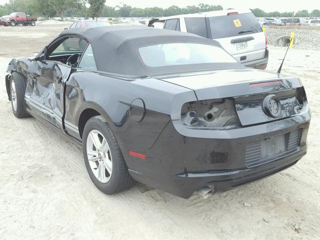 1ZVBP8EM6E5322857 - 2014 FORD MUSTANG BLACK photo 3