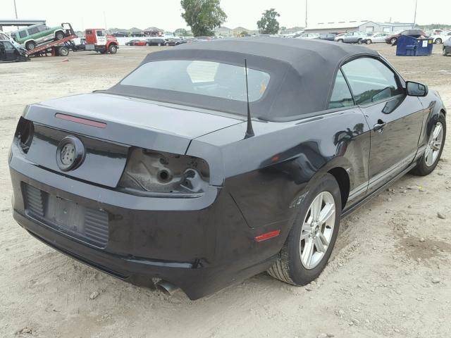 1ZVBP8EM6E5322857 - 2014 FORD MUSTANG BLACK photo 4