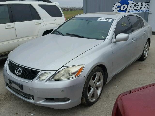 JTHBE96S970011658 - 2007 LEXUS GS 350 SILVER photo 2