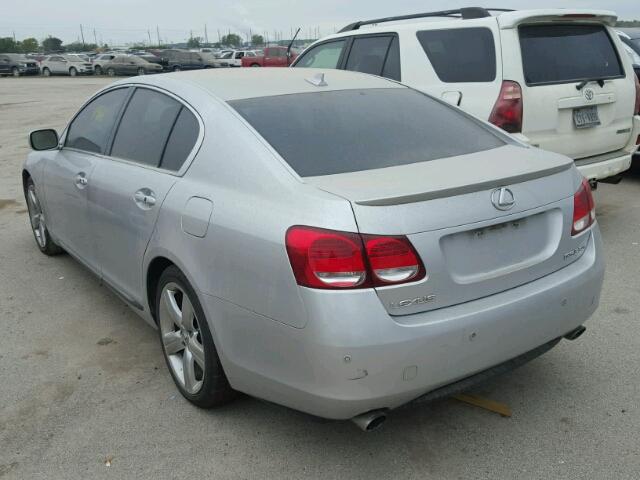 JTHBE96S970011658 - 2007 LEXUS GS 350 SILVER photo 3