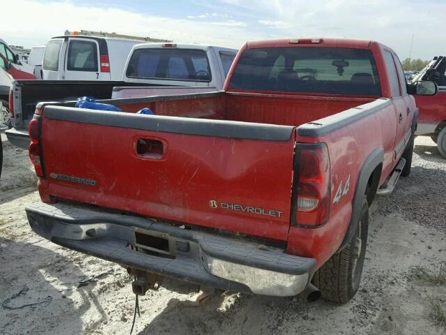 1GCHK23294F235862 - 2004 CHEVROLET SILVERADO RED photo 4