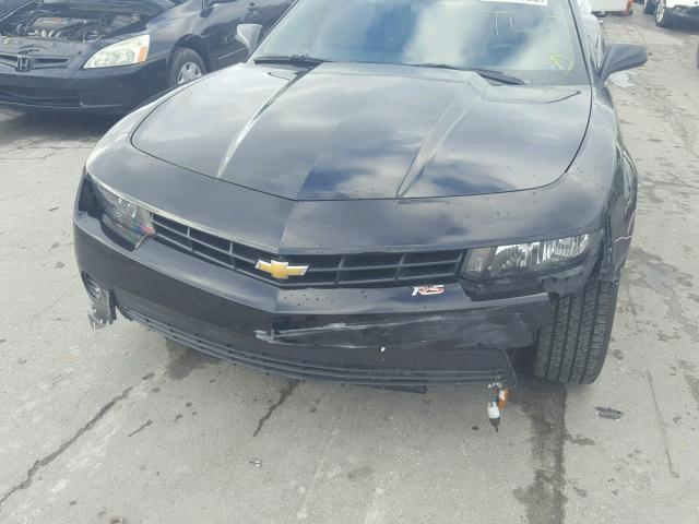 2G1FA1E36E9128944 - 2014 CHEVROLET CAMARO LS BLACK photo 9