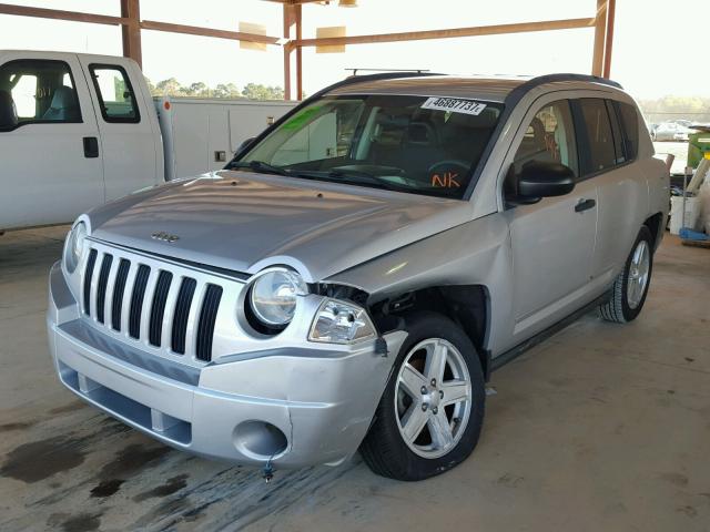 1J8FT47W48D772551 - 2008 JEEP COMPASS SP SILVER photo 2