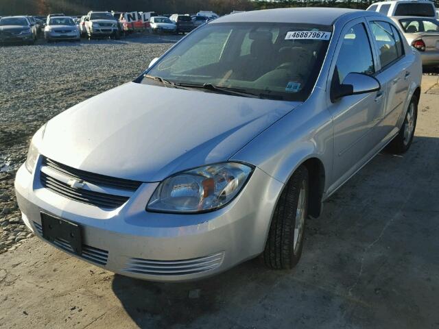 1G1AF5F54A7188381 - 2010 CHEVROLET COBALT 2LT SILVER photo 2