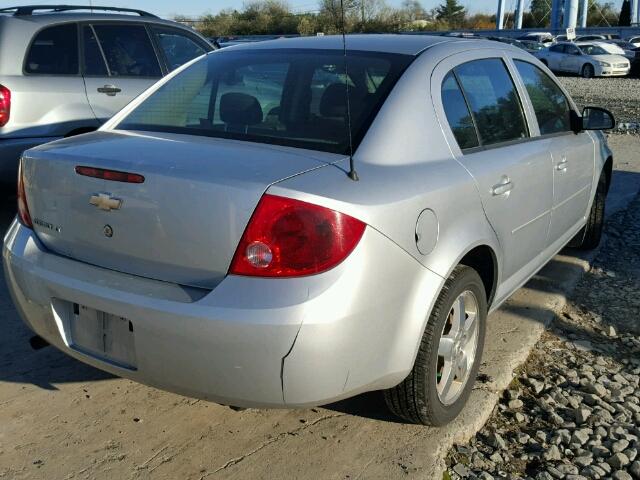 1G1AF5F54A7188381 - 2010 CHEVROLET COBALT 2LT SILVER photo 4