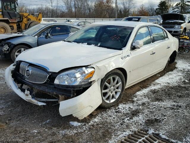 1G4HD57278U203432 - 2008 BUICK LUCERNE CX WHITE photo 2