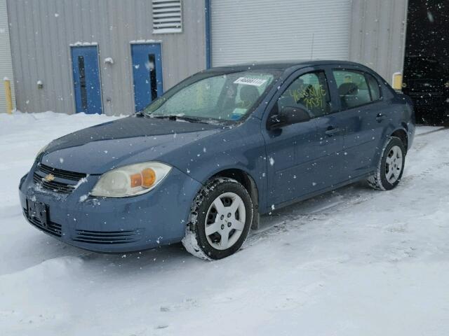 1G1AK55F577285913 - 2007 CHEVROLET COBALT LS BLUE photo 2