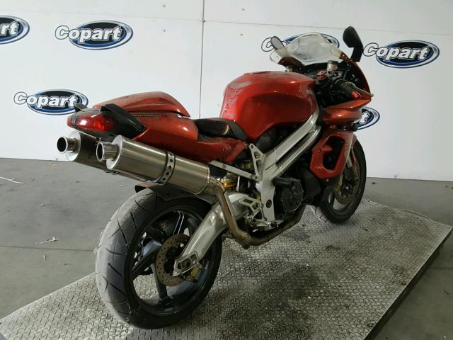 ZD4PAC1021S000071 - 2001 APRILIA SL1000 BURGUNDY photo 4