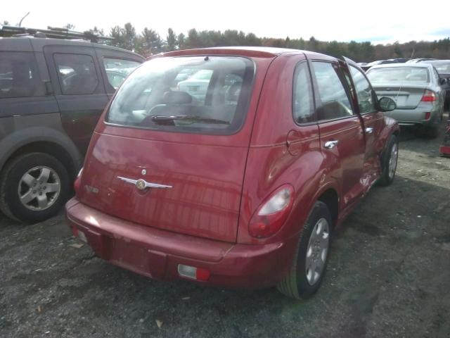 3A4FY48B37T504341 - 2007 CHRYSLER PT CRUISER RED photo 4