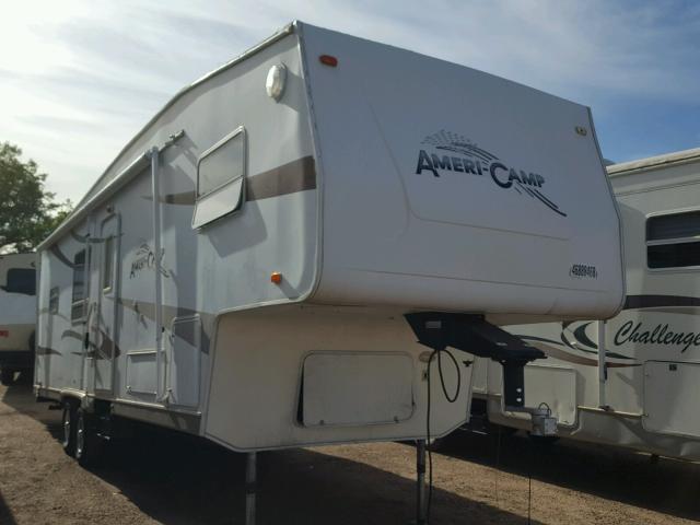 5M6FE30285S001605 - 2005 AME 5TH WHEEL WHITE photo 1