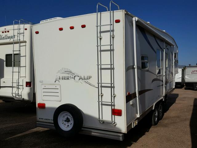 5M6FE30285S001605 - 2005 AME 5TH WHEEL WHITE photo 4