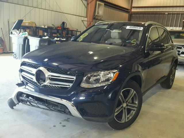 WDC0G4JB8GF033770 - 2016 MERCEDES-BENZ GLC 300 BLUE photo 2