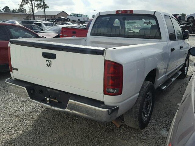 1D7HA18K26J248156 - 2006 DODGE RAM 1500 S WHITE photo 4