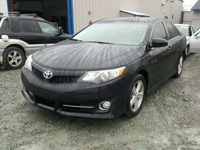 4T1BF1FK4EU417767 - 2014 TOYOTA CAMRY L BLACK photo 2